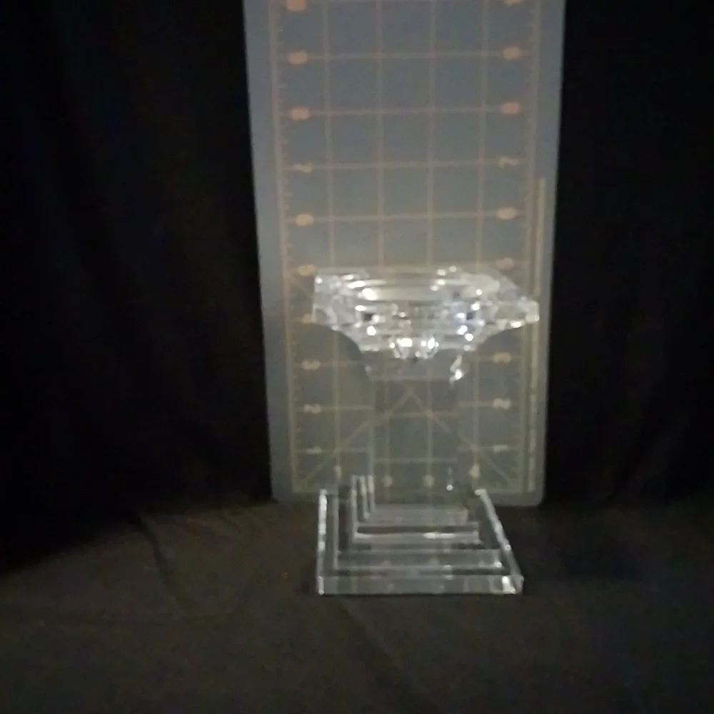 ILLUMINATIONS CANDLE Holder Crystal for Pillar or Taper!